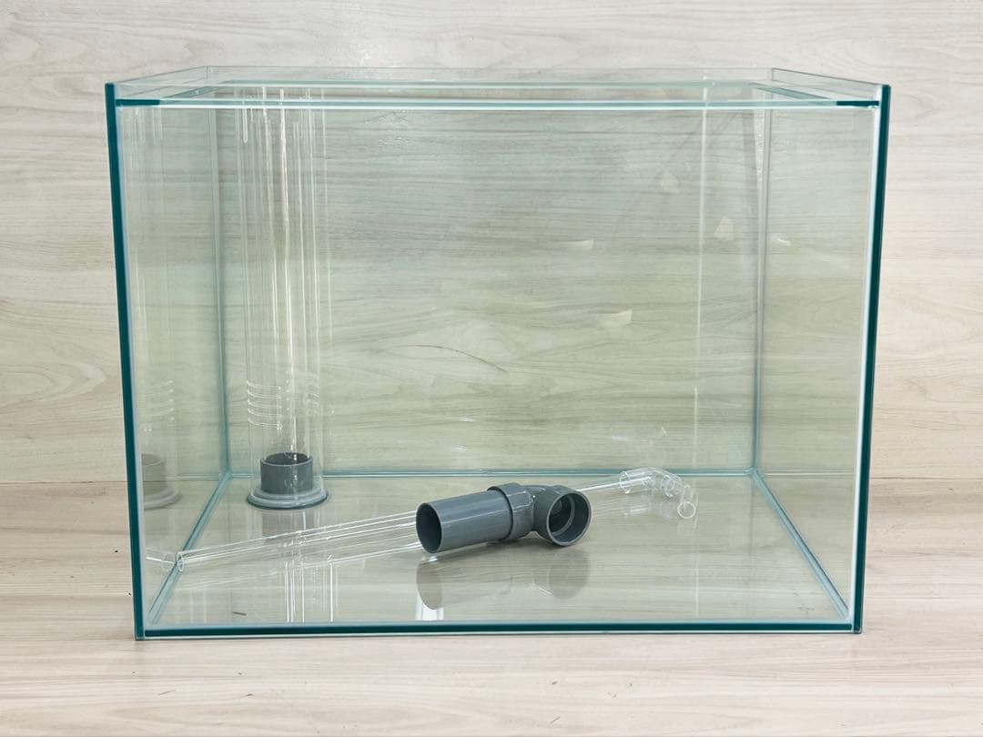 1台限定　600×450×450オールガラスオーバーフロー水槽 フランジ加工付き