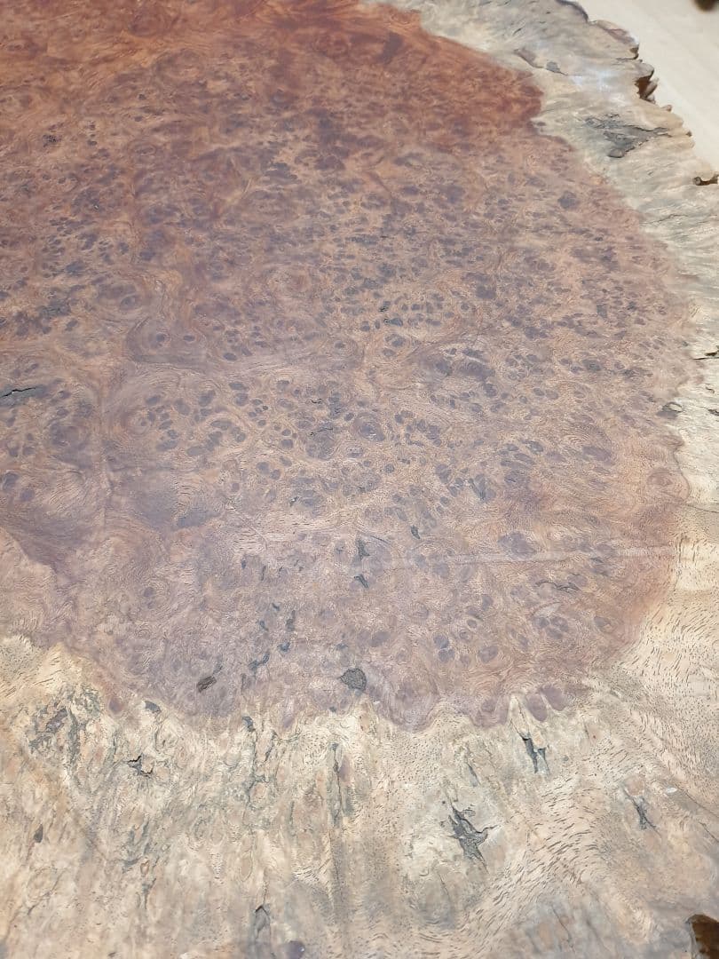 アンボイナバール　花梨　瘤　未塗装　厚4.5cm　銘木　座卓　衝立　花台　無垢