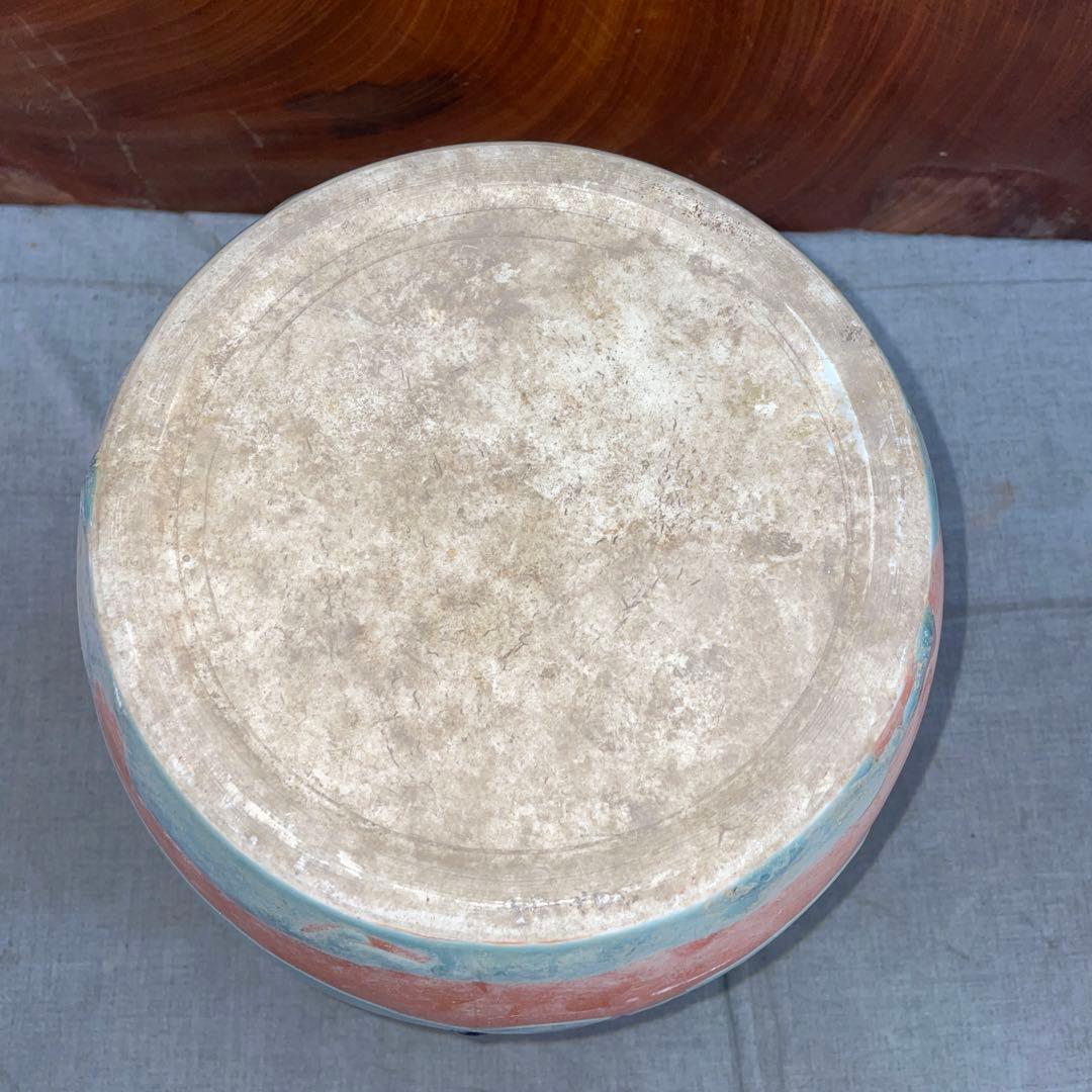 佐賀　皿宿区　公民館落成記念　手火鉢　昭和32年5月　火鉢、金魚　メダカ　植木鉢