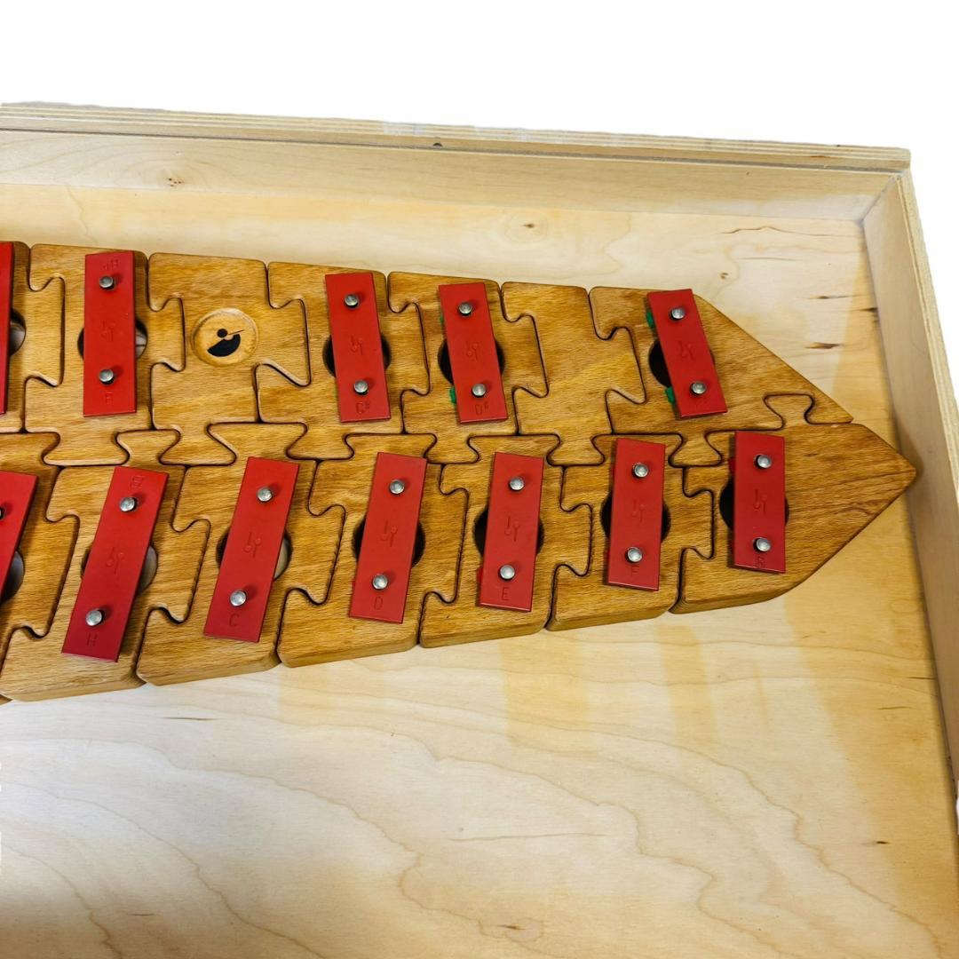 希少 SONOR ゾノア 鉄琴 グロッケン 積み木 パズル 32音