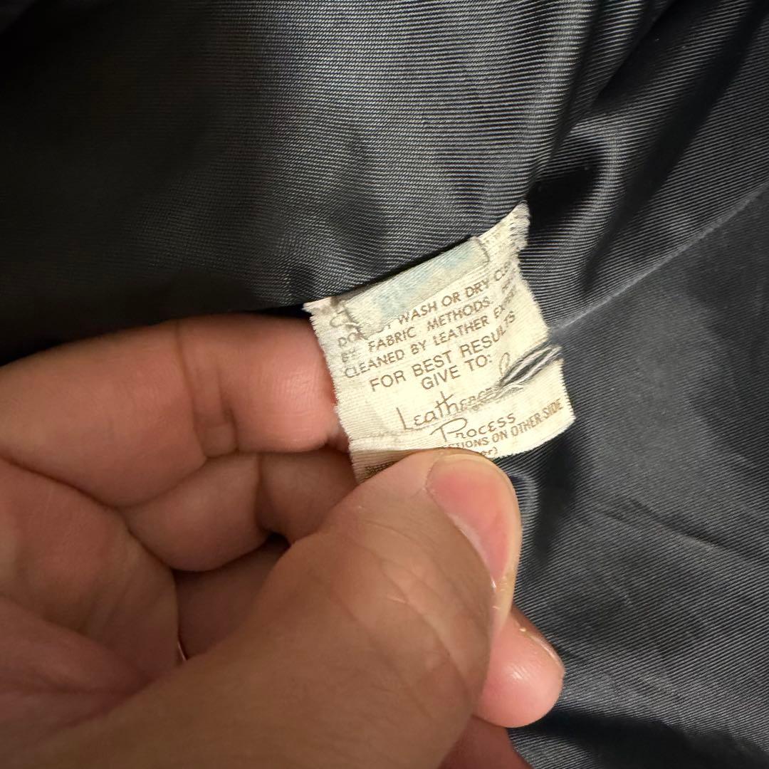 希少美品XLサイズ相当　ショット　141 シングルライダースジャケット　ライナー