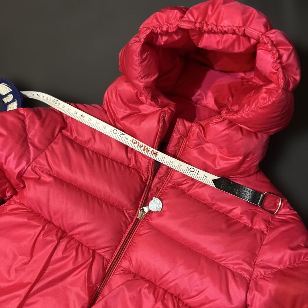 【美品】Moncler フード付き ピンク ダウンコート　92cm