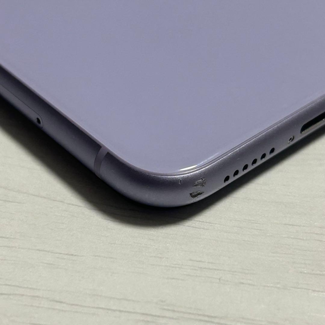 美品　iPhone11 バッテリー87% パープル 64GB