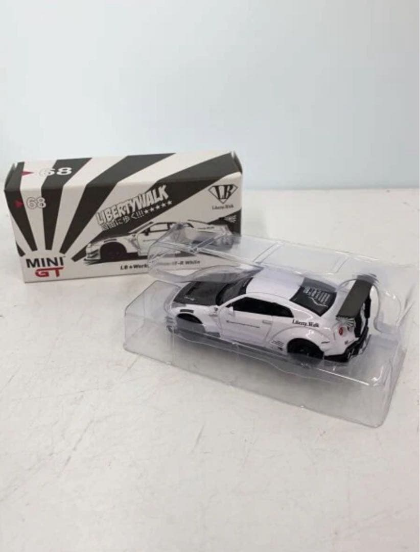 ☆MINIGT☆68 LB★Works Nissan GT-R White