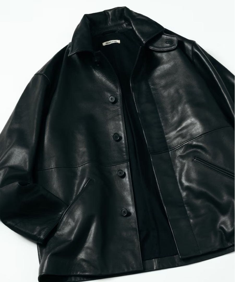 FREAK'S STORE Calf Leather ミニマル カーコート