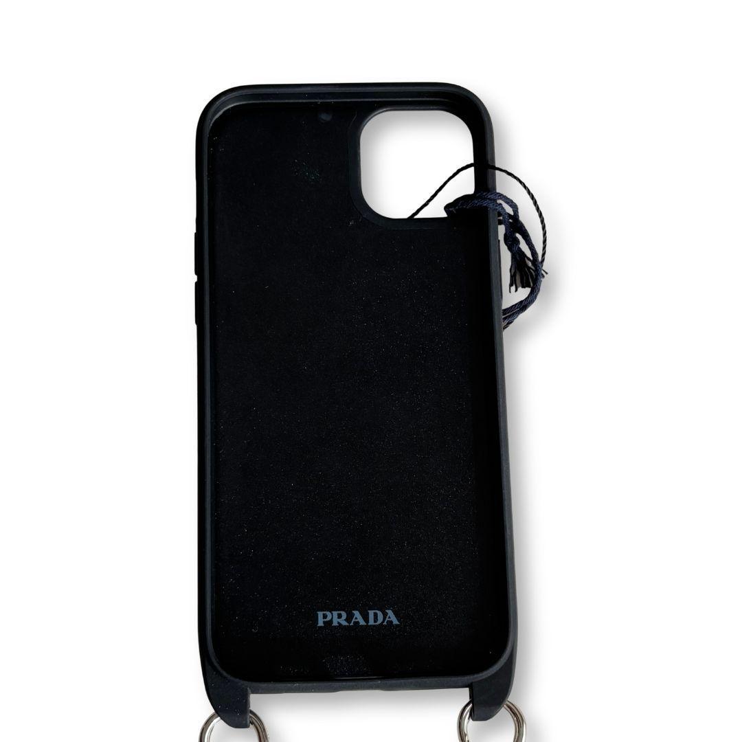 プラダ　iPhoneケース　ショルダー　スマホケース　レザー　PRADA