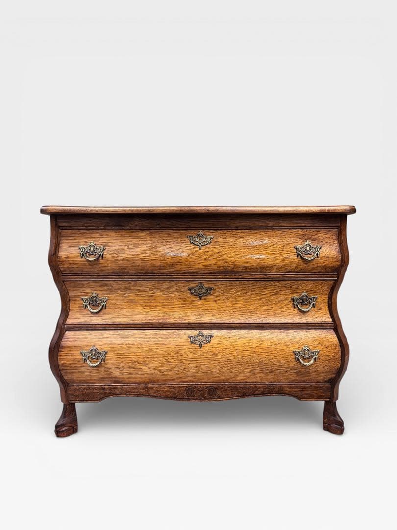 英国アンティーク 大型 木製サイドボード 飾り棚 チェスト カウンターテーブル