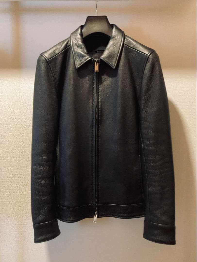 junhashimoto ジュンハシモト ZIP LEATHER SHIRTS