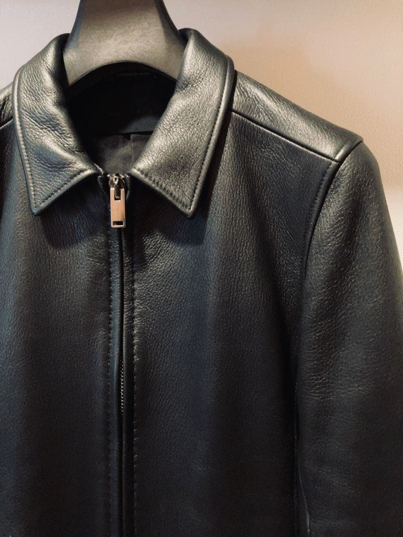 junhashimoto ジュンハシモト ZIP LEATHER SHIRTS