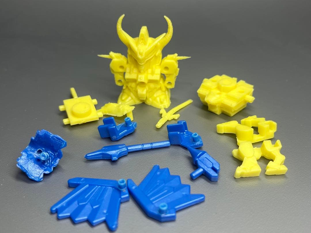 ガン消し　星勇士カーロランダー　SDガンダム　消しゴム