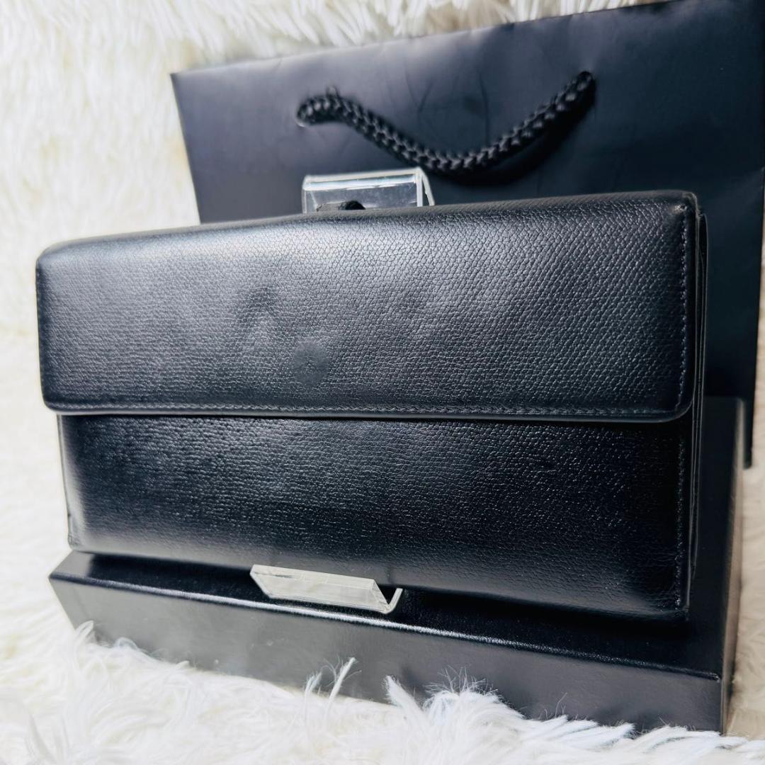 【セール！】シャネル CHANEL 二つ折り長財布 ココマークスナップベルト付き
