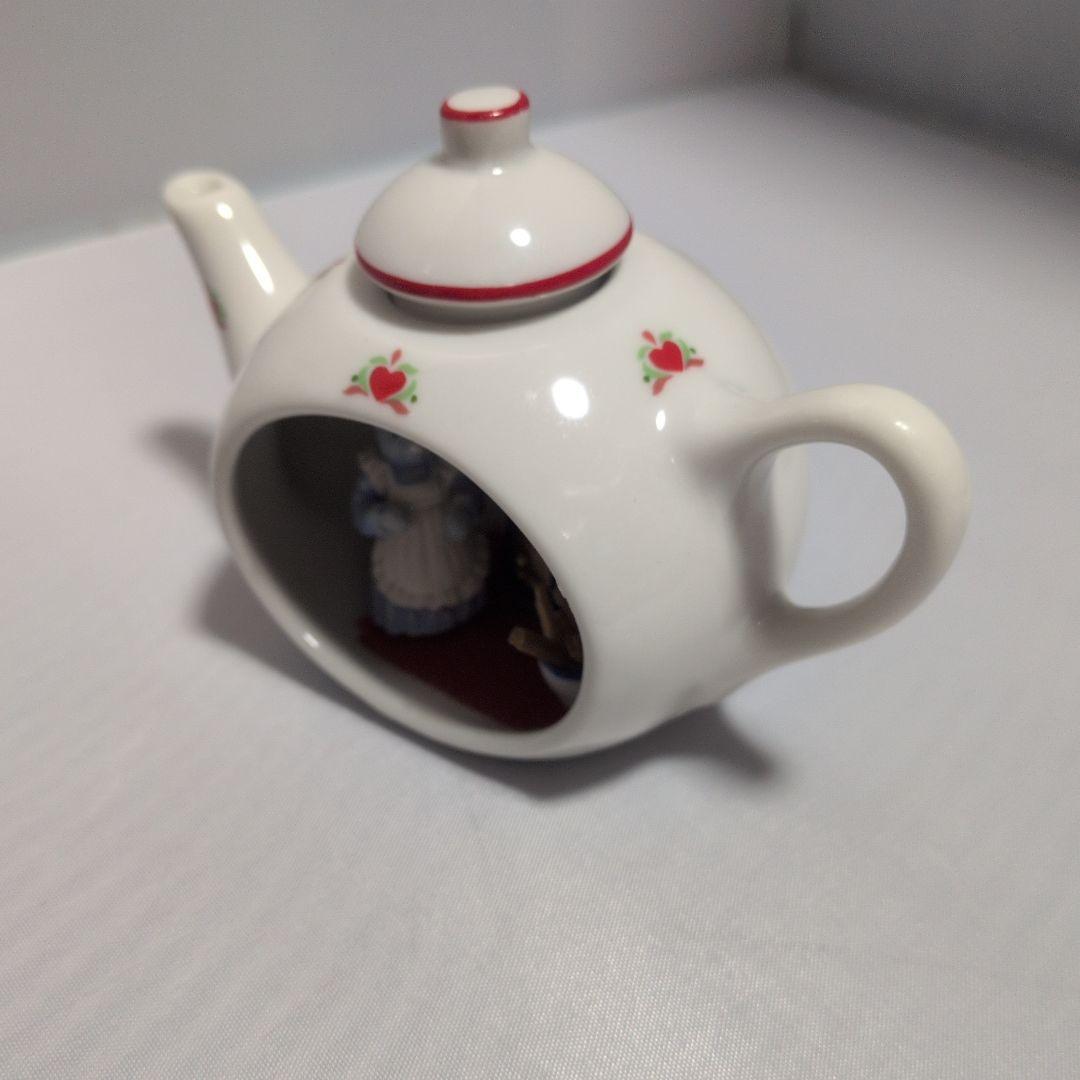ドイツ製 ロイターポーセリン ミニチュア ポット ティーカップ