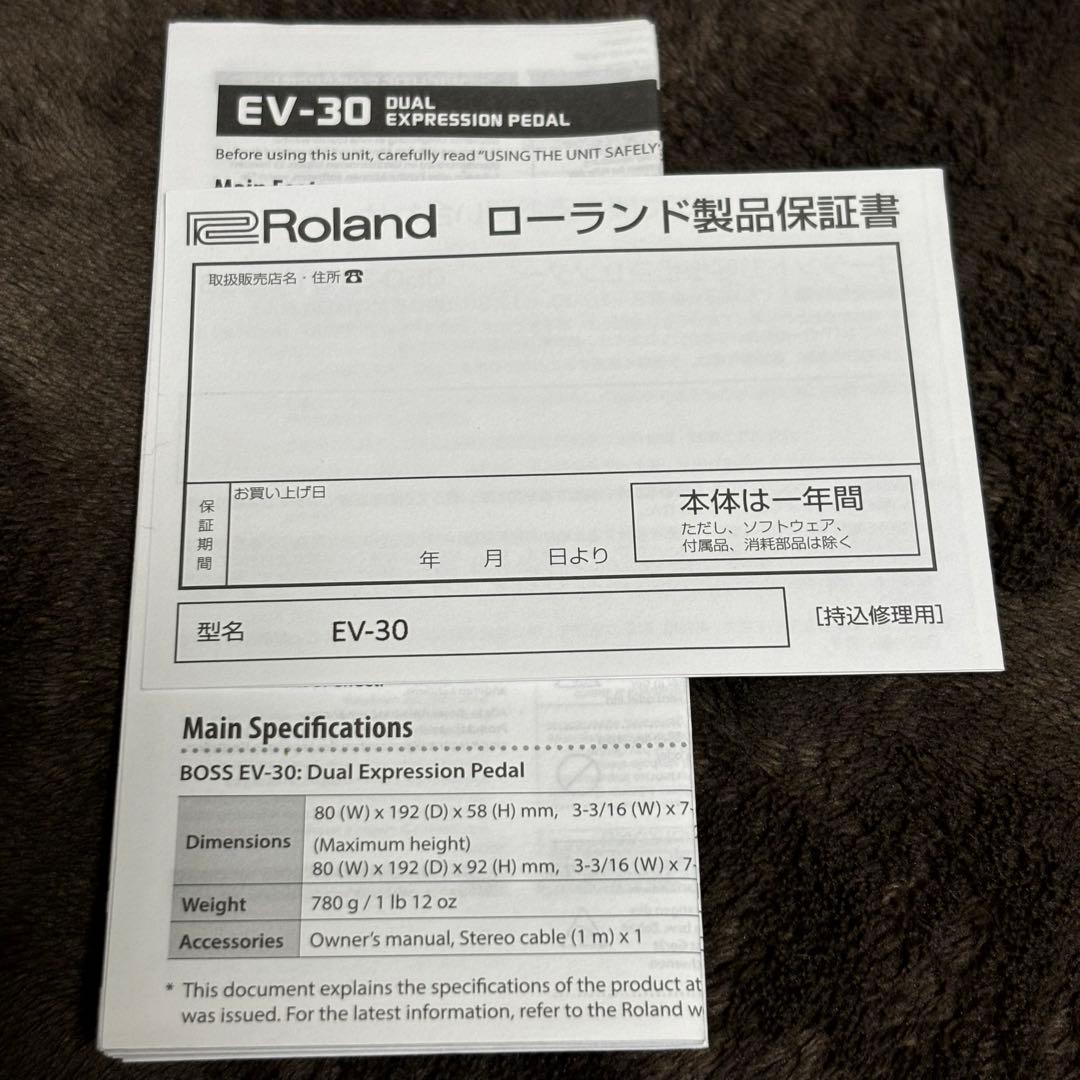 ローランド ROLAND ボス BOSS EV-30
