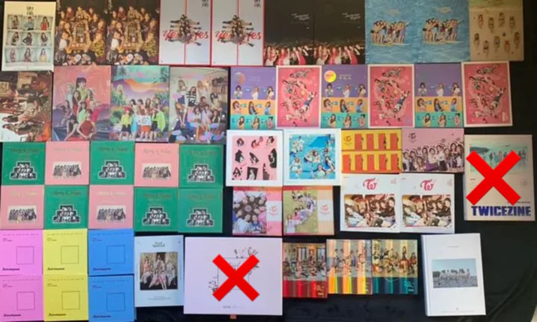 TWICE 引退品アルバム　限定品など　個々売り可能