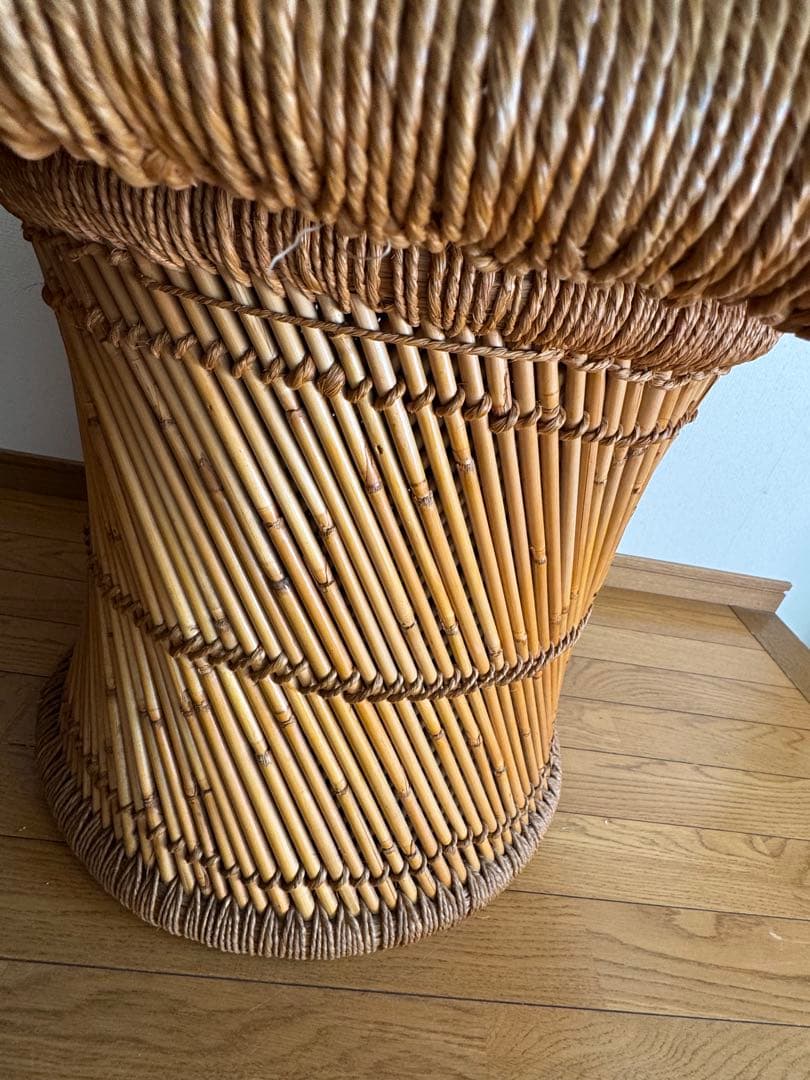 希少激レア！　ラタンテーブル　アンティーク