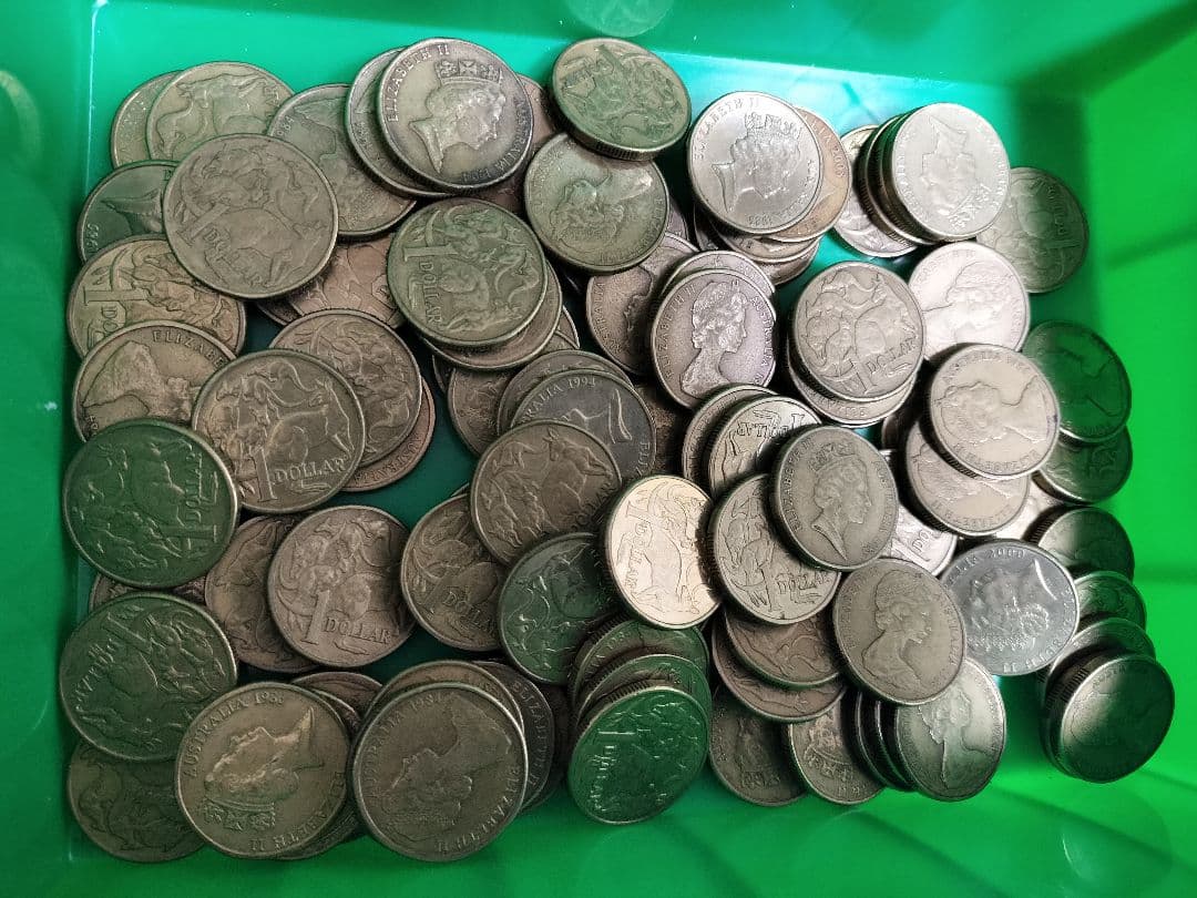 ★専用★　外国貨幣　オーストラリア1ドル　100枚　100AUD