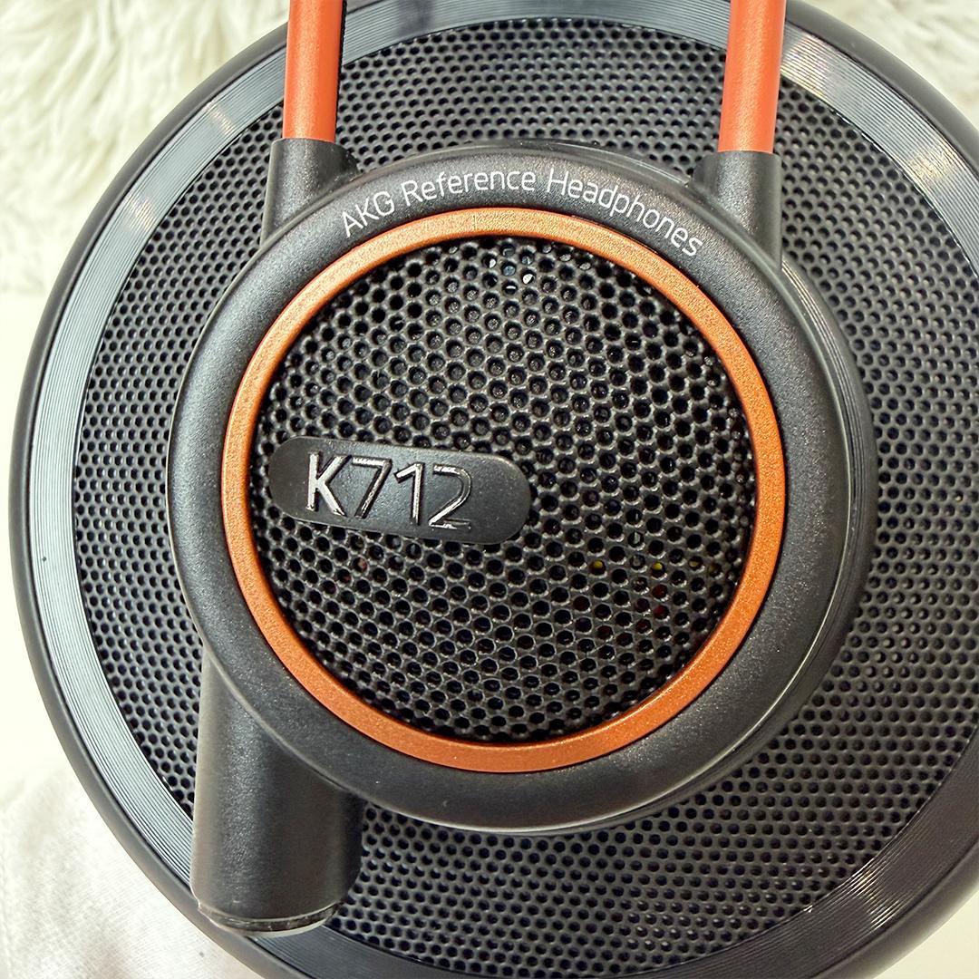 AKG K712 PRO 有線ヘッドフォン ブラック×オレンジ