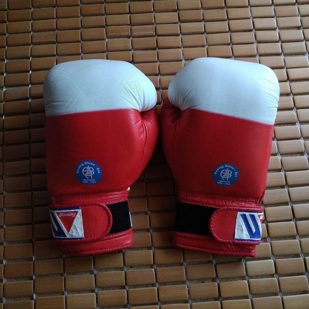 Winning ボクシンググローブ 8oz 赤