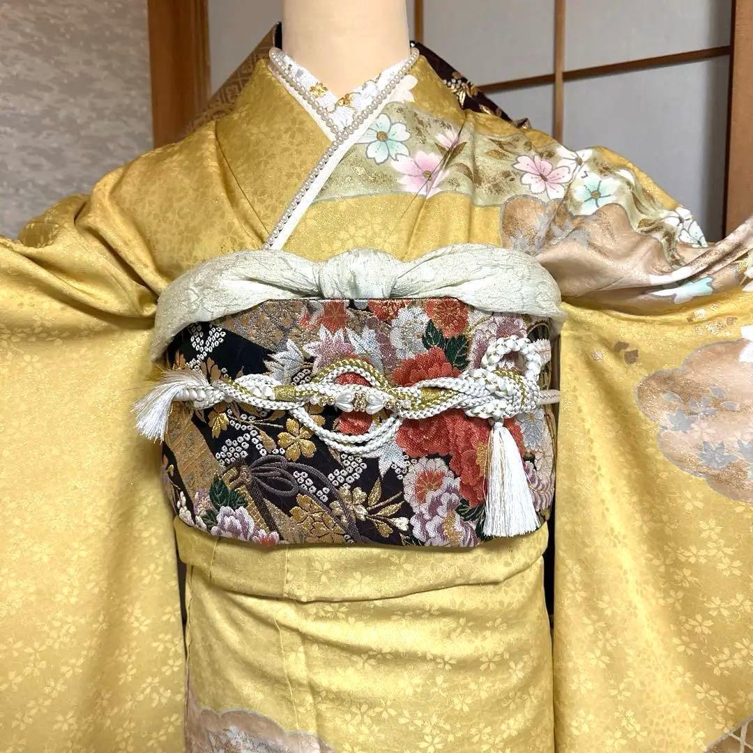 麗らかな春の風　振袖フルセット　成人式前撮り謝恩会