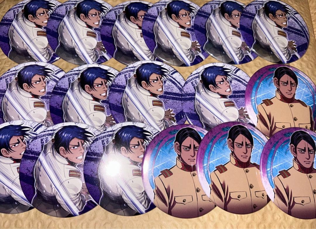 ゴールデンカムイ 鯉登 コレクション缶バッジ 17点セット