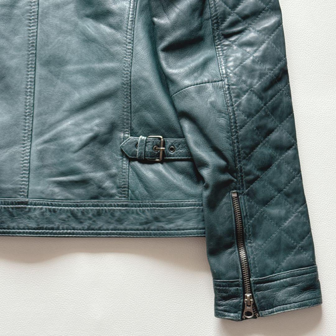 【希少】RIDEZ シングルライダース M グリーン　シープレーザー