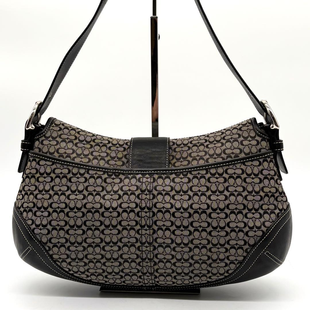COACH コーチ ソーホー ワンショルダー ミニシグネチャー ブラック