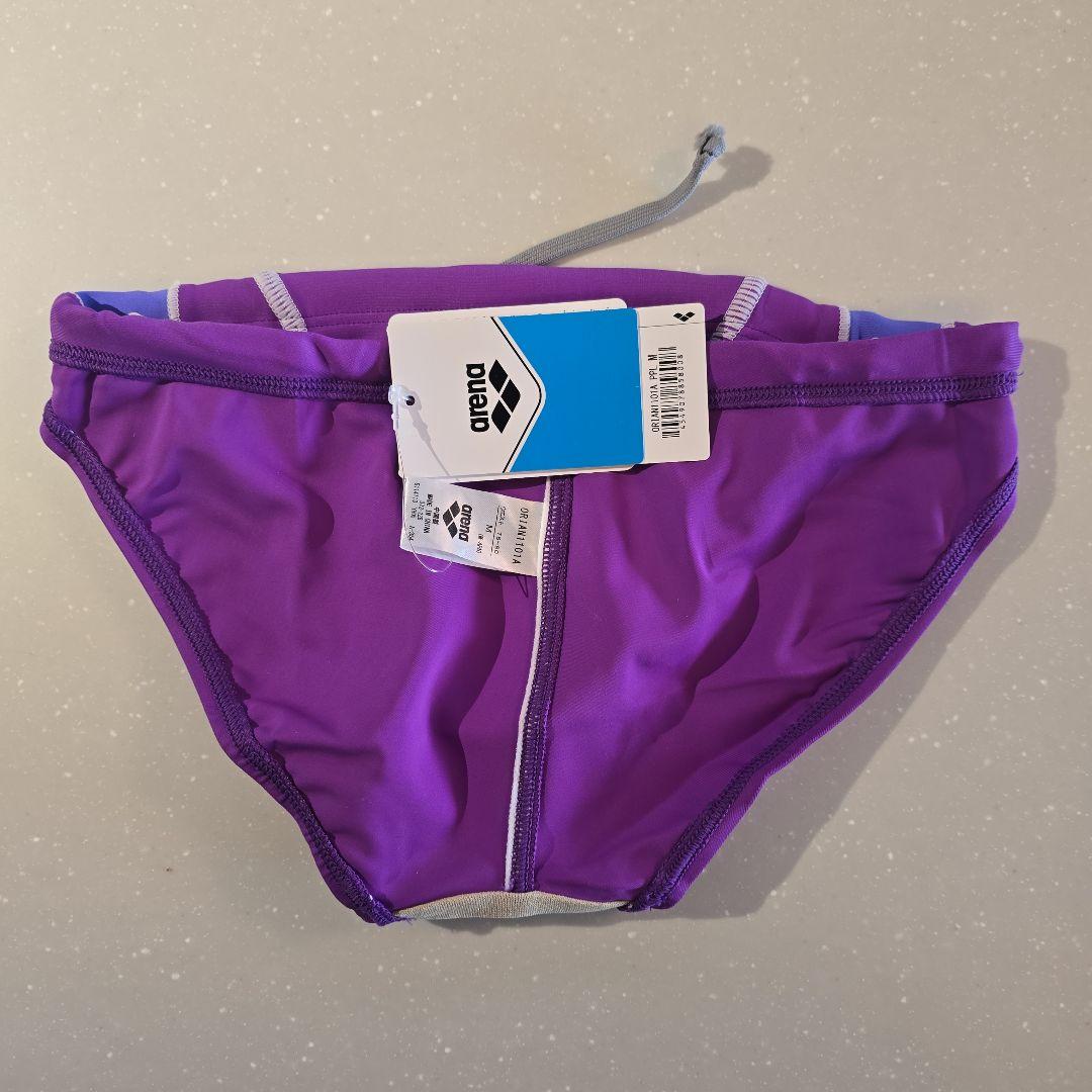 arena 競泳水着 紫色 未使用品　Mサイズ