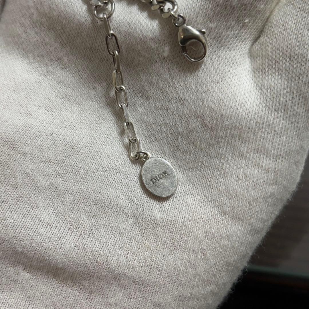 ［美品］ディオール　CD Icon チェーンリンクブレスレット　シルバー　925