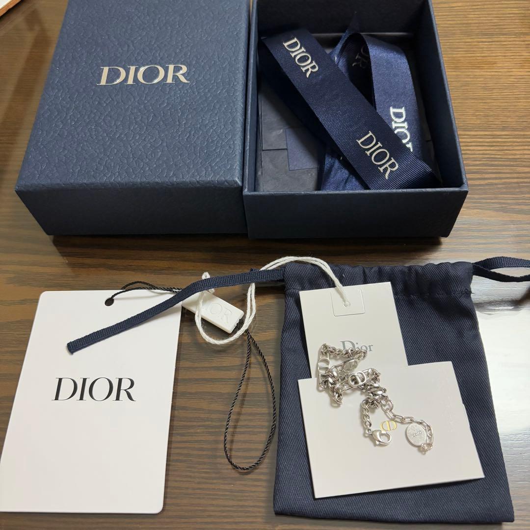 ［美品］ディオール　CD Icon チェーンリンクブレスレット　シルバー　925