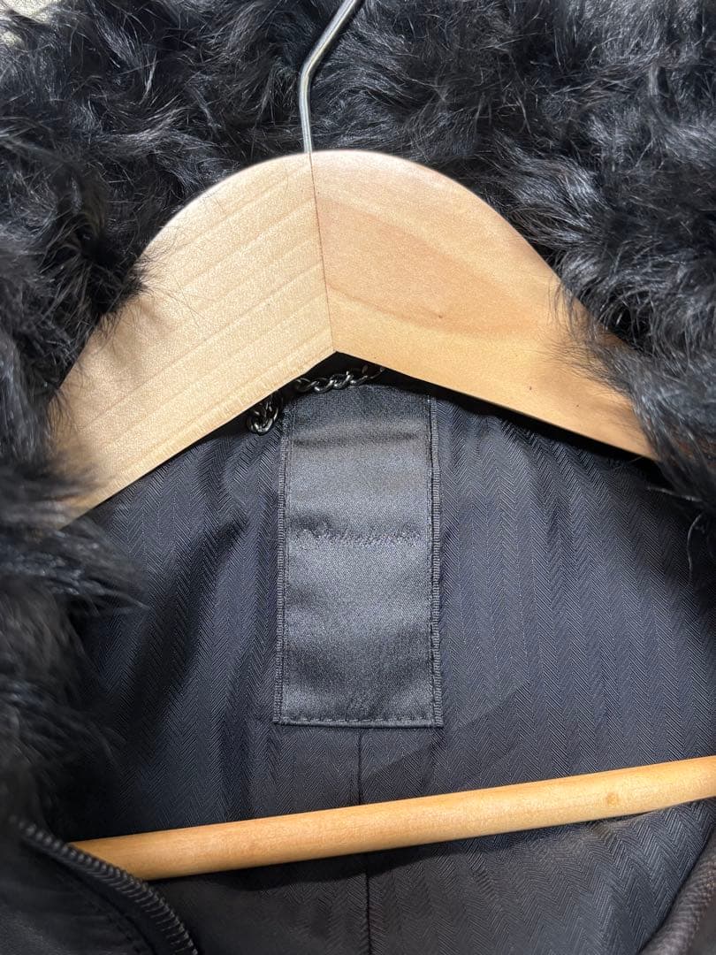 襟ファー シングルライダース