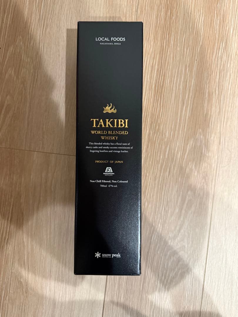 【即完売品】スノーピークTAKIBI WORLD BLENDED WHISKY