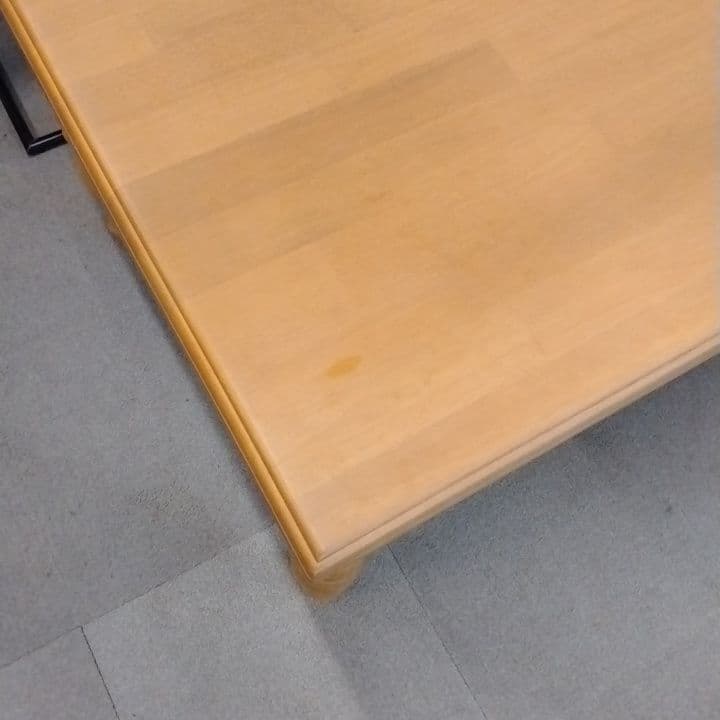 カントリーダイニングテーブル　栗脚 栗棒 ラバーウッド 無垢 展示品特価