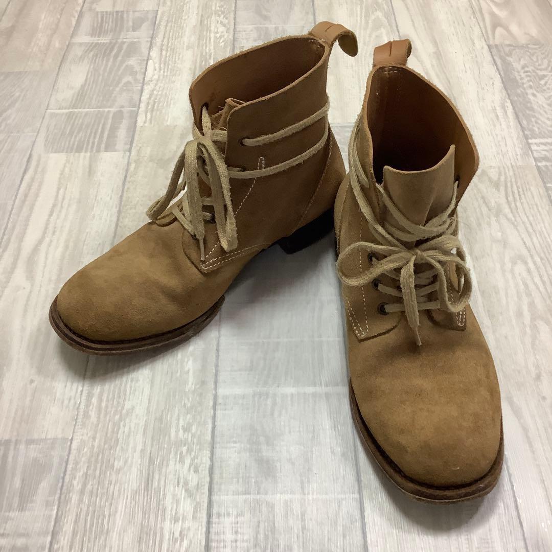 【希少】中田商店製 大日本帝国編上靴 裏革仕様 実際サイズ25.0~26.5cm