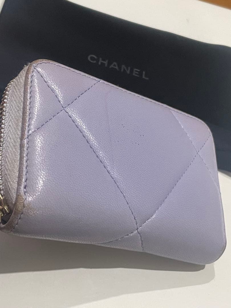 CHANEL 薄紫 ケース　カードケース