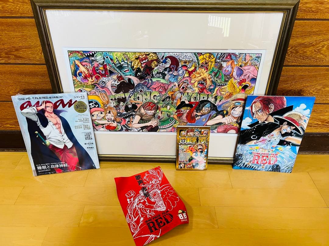 ONE PIECE劇場版STRONG WORLD 高級複製原画　RED特典セット