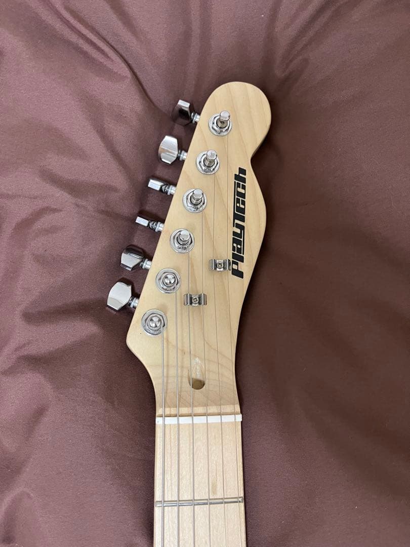 【清掃済】playtech プレイテック　テレキャスター　エレキギター　旧個体