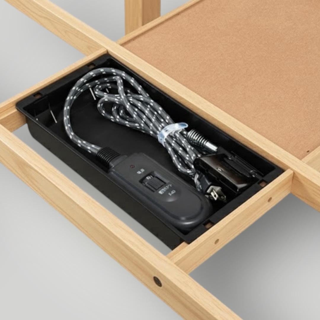 コタツ 天然木のぬくもりと多機能性を兼ね備えたダイニングこたつ ハイタイプ