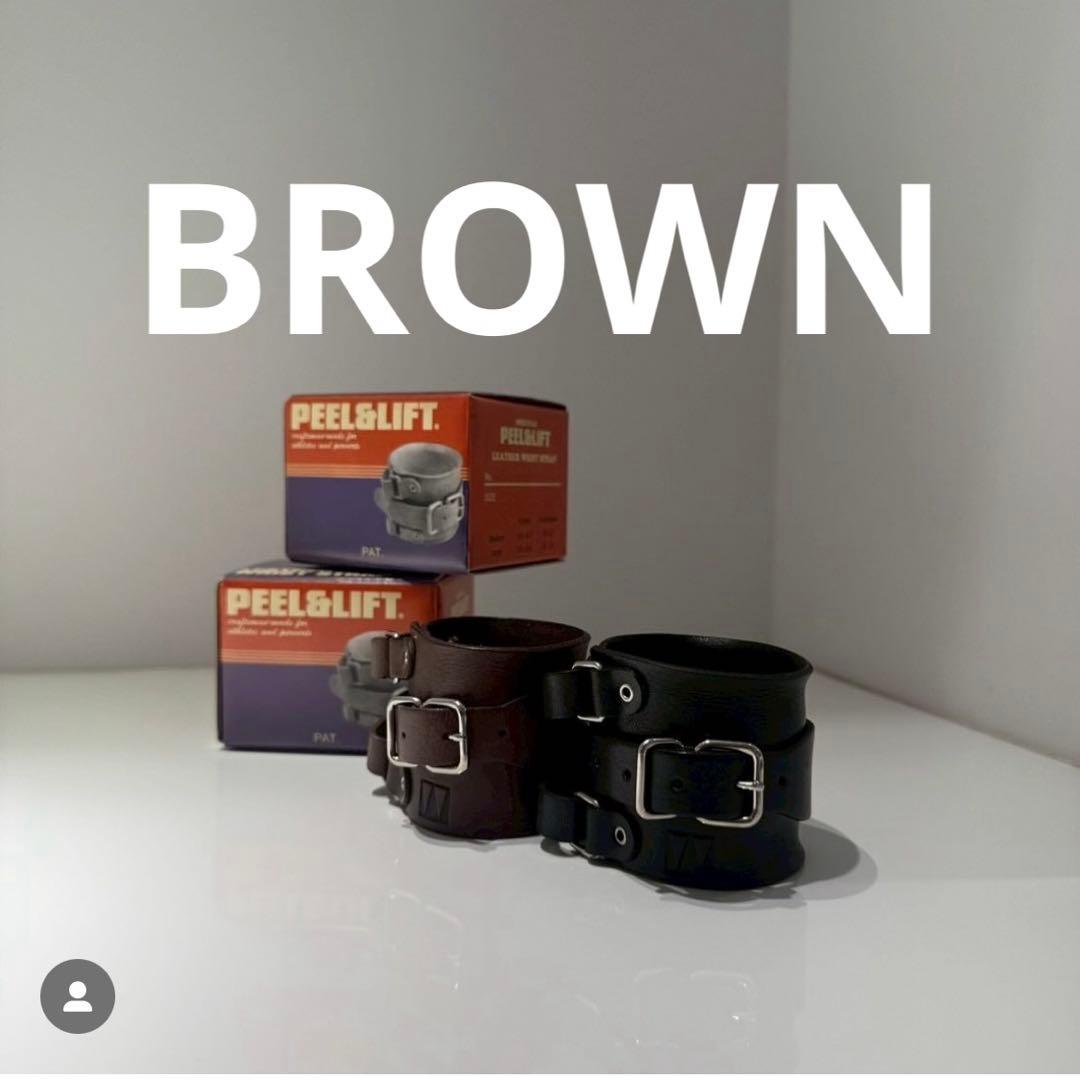 WEEKEND SEQUEL PEEL&LIFT レザー　リストバンド