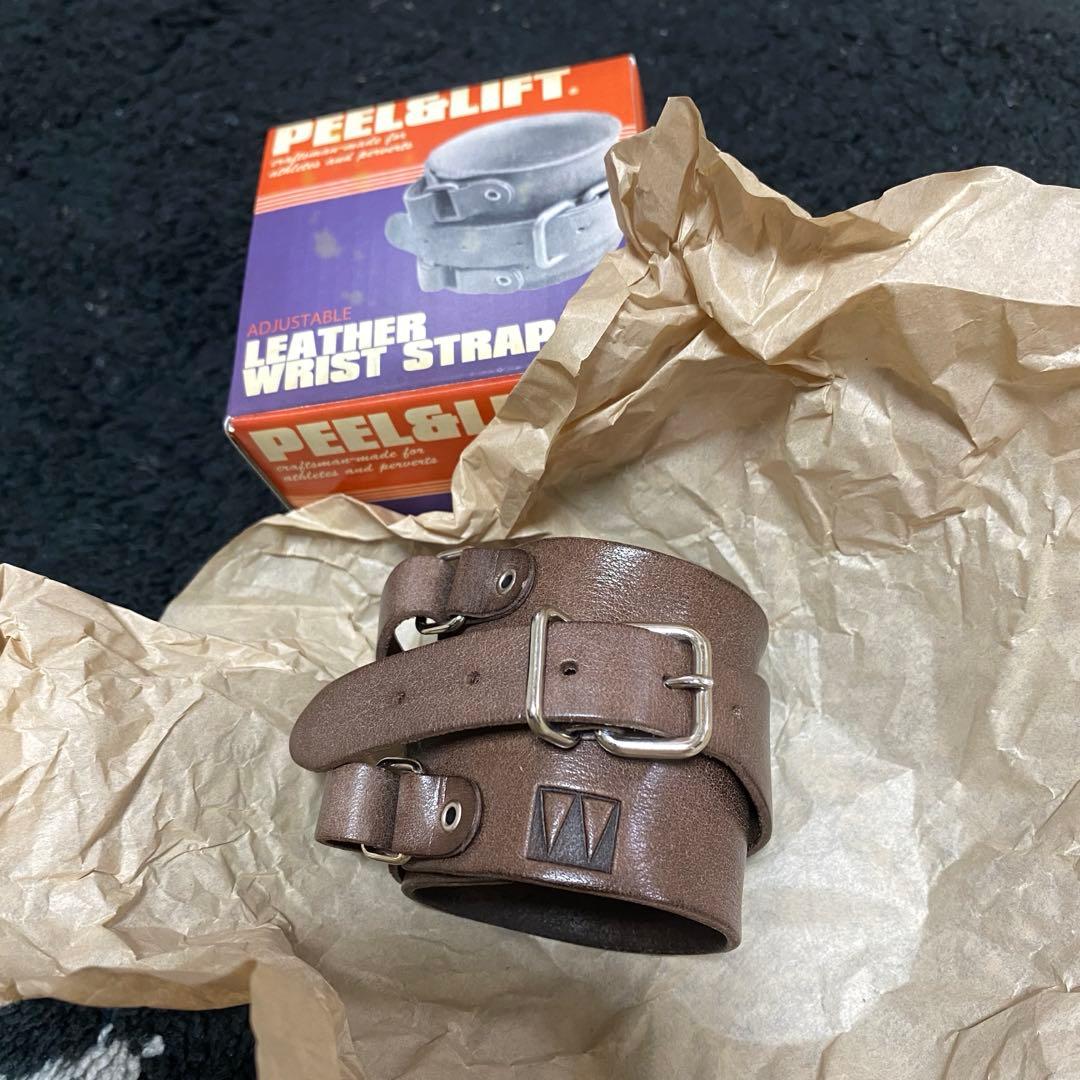 WEEKEND SEQUEL PEEL&LIFT レザー　リストバンド