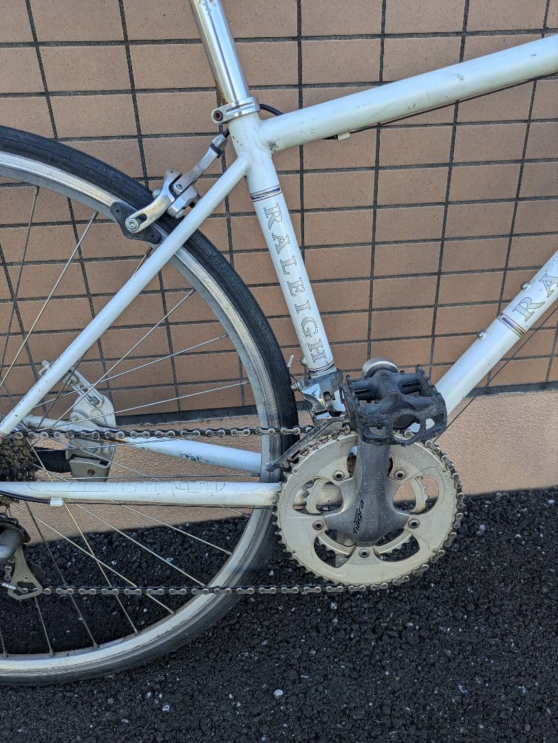 【近隣配送無料！】RALEIGH ロードバイク クロモリ？ クロスバイク 105