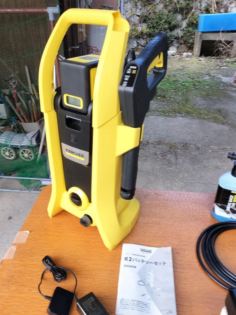 ケルヒャーK2 高圧洗浄機 36V/5.0Ahコードレスバッテリーセット+α