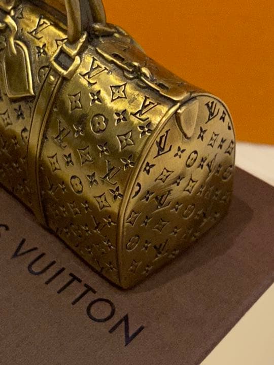 ルイヴィトン ペーパーウェイト キーポル ノベルティー 本物 美品