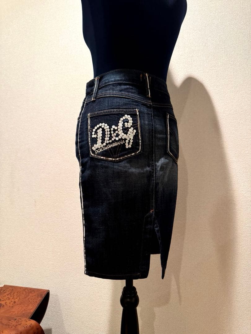 DOLCE＆GABBANA D&G 38/24 デニムスカート✨