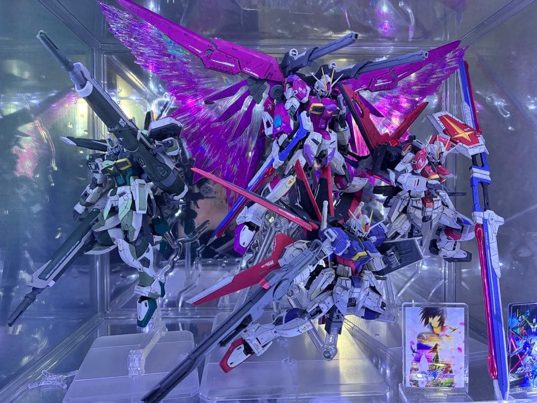 RGインパルス4体セット　部分塗装組み立て済み完成品