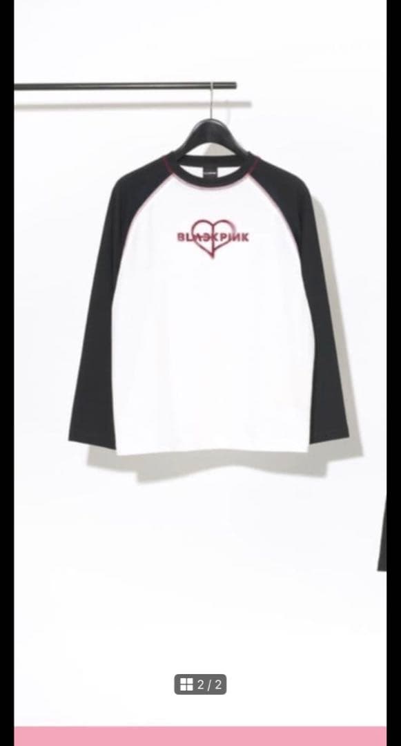 blackpink deadline POPUP Tーシャツ rosé着用モデル