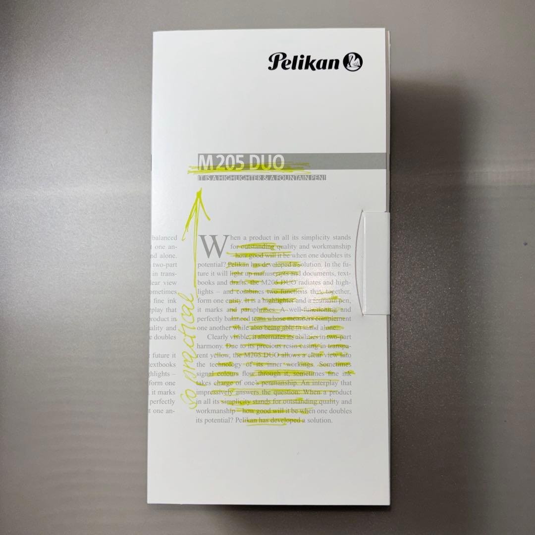新品 ペリカン 万年筆 特別生産品 M205 DUO イエローBoxセットBB