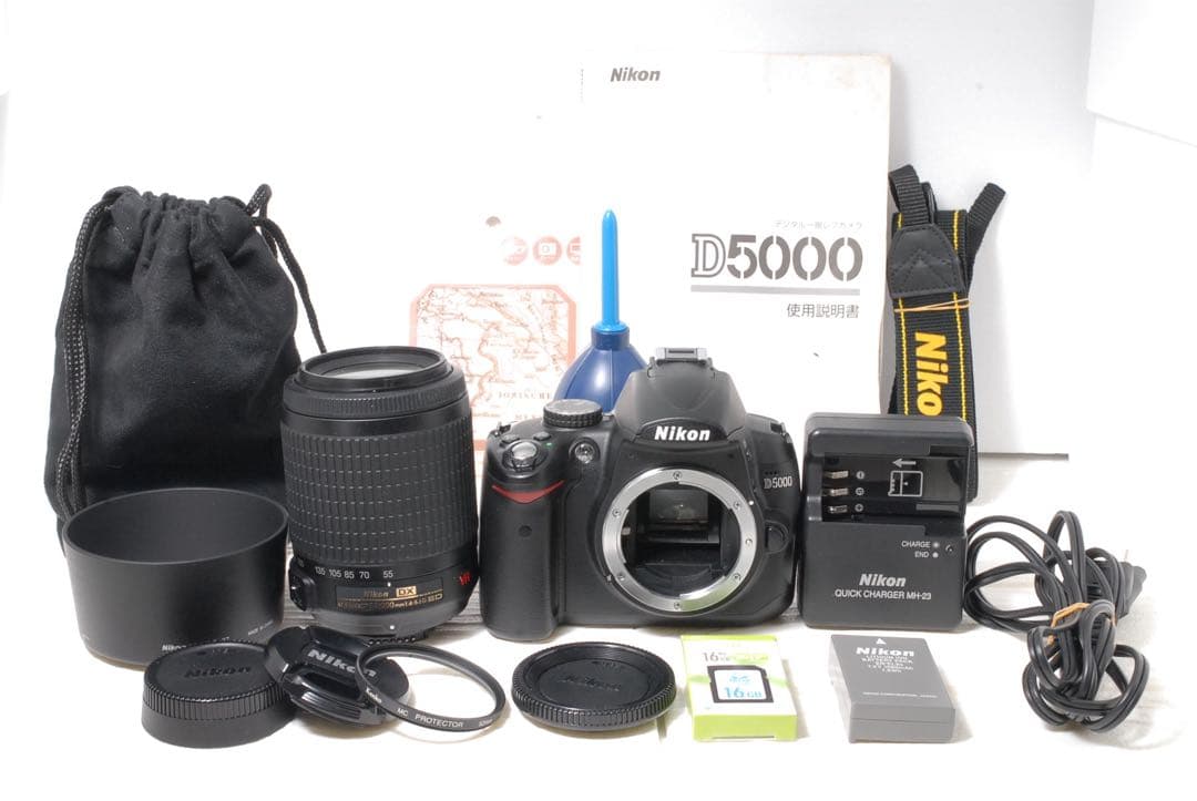 ショット数1524回✨Nikon D5000 望遠レンズセット 発表会撮影❣️