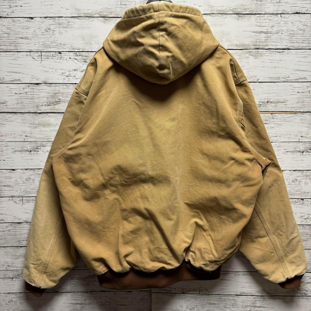 405【最高の使用感】カーハート　ダック地　希少なXL　アクティブジャケット