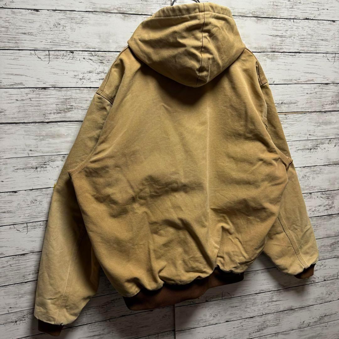 405【最高の使用感】カーハート　ダック地　希少なXL　アクティブジャケット