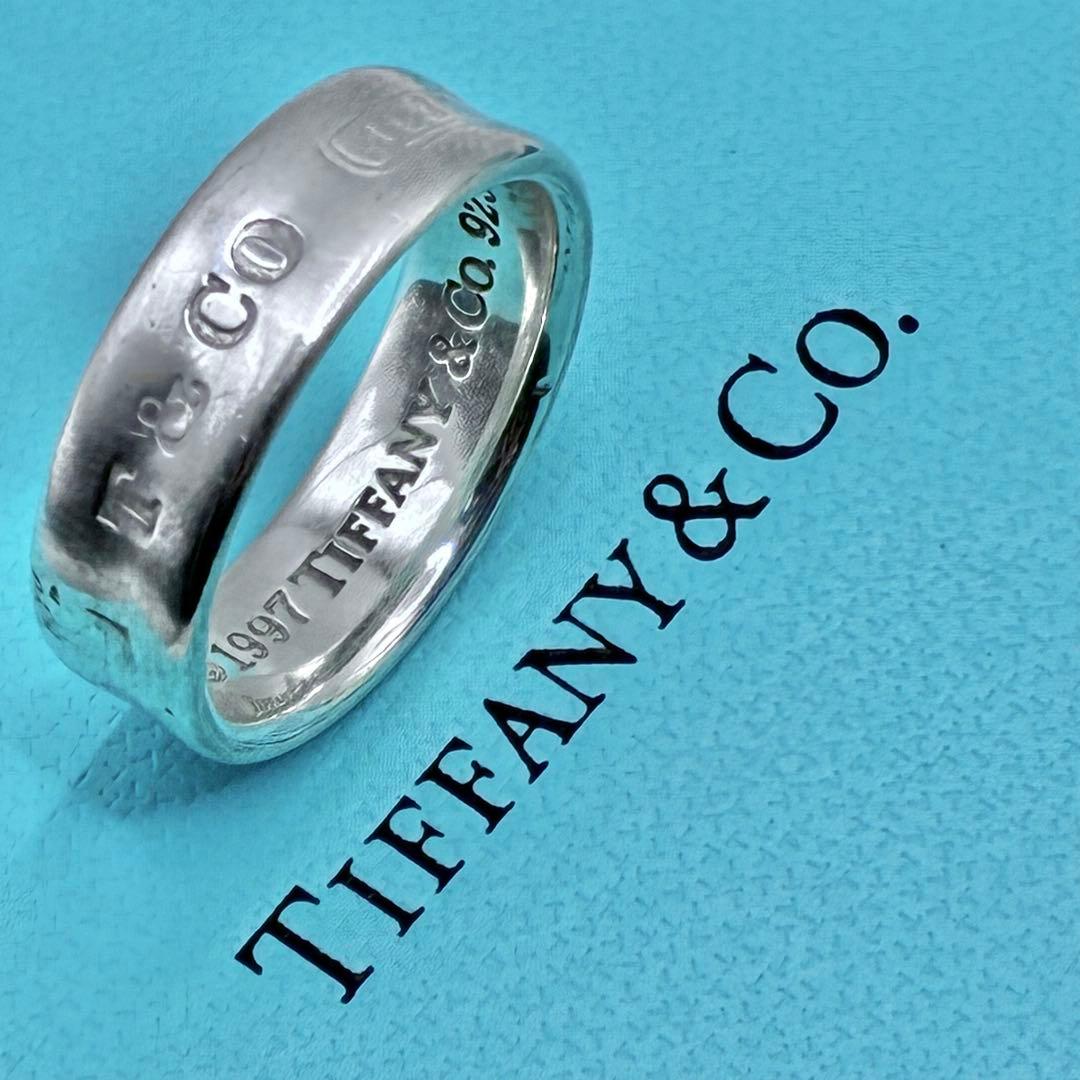 【大きいサイズ】ティファニー ナローリング 21号 シルバー メンズ 希少